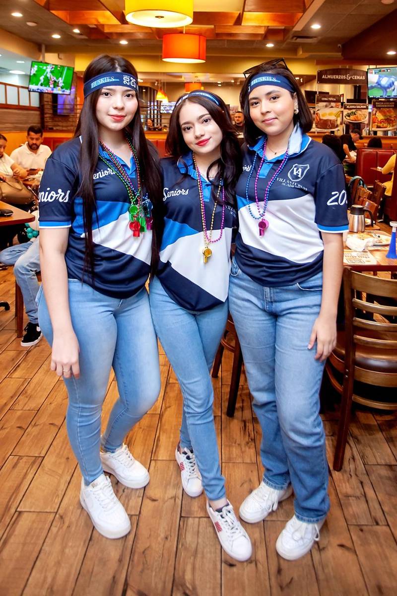 Gissela Orellana, Rachel Aguilar y Karen Almendrares