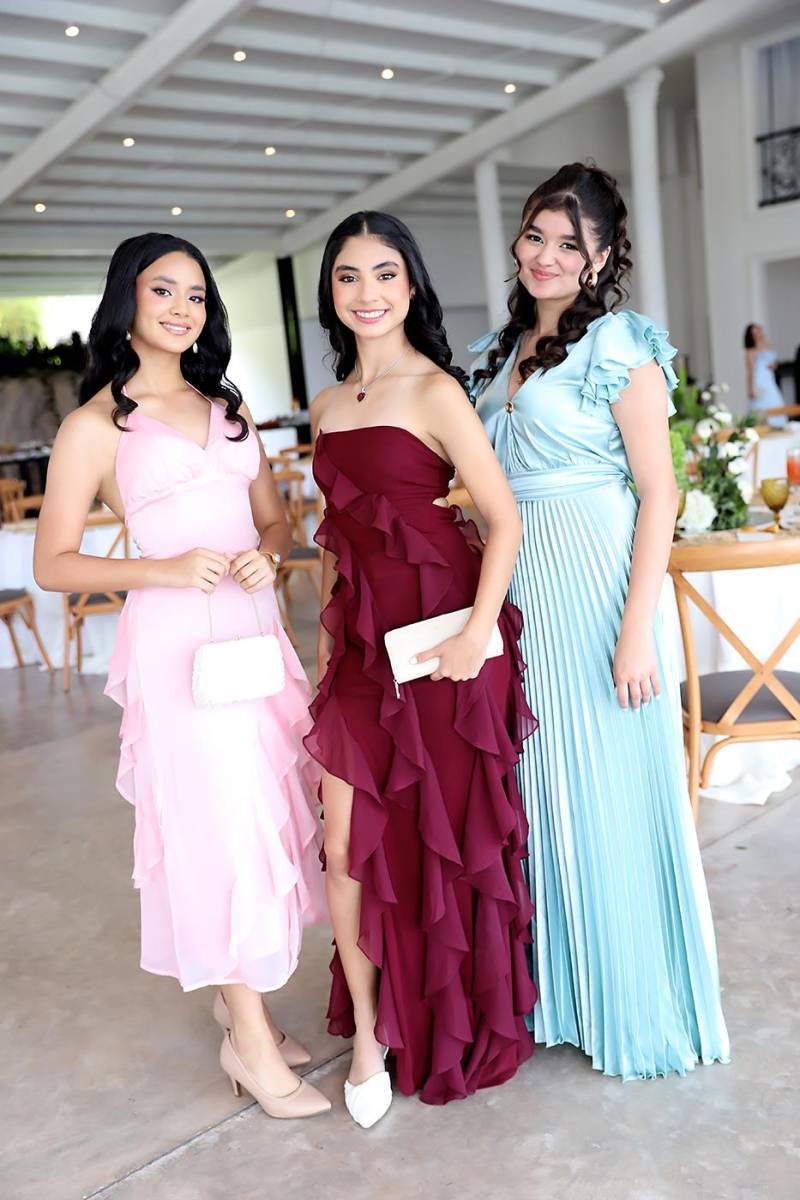 Yara Gutiérrez, Katherine Canizalez y Camila Salomón. Yara Gutiérrez, Katherine Canizalez y Camila Salomón.