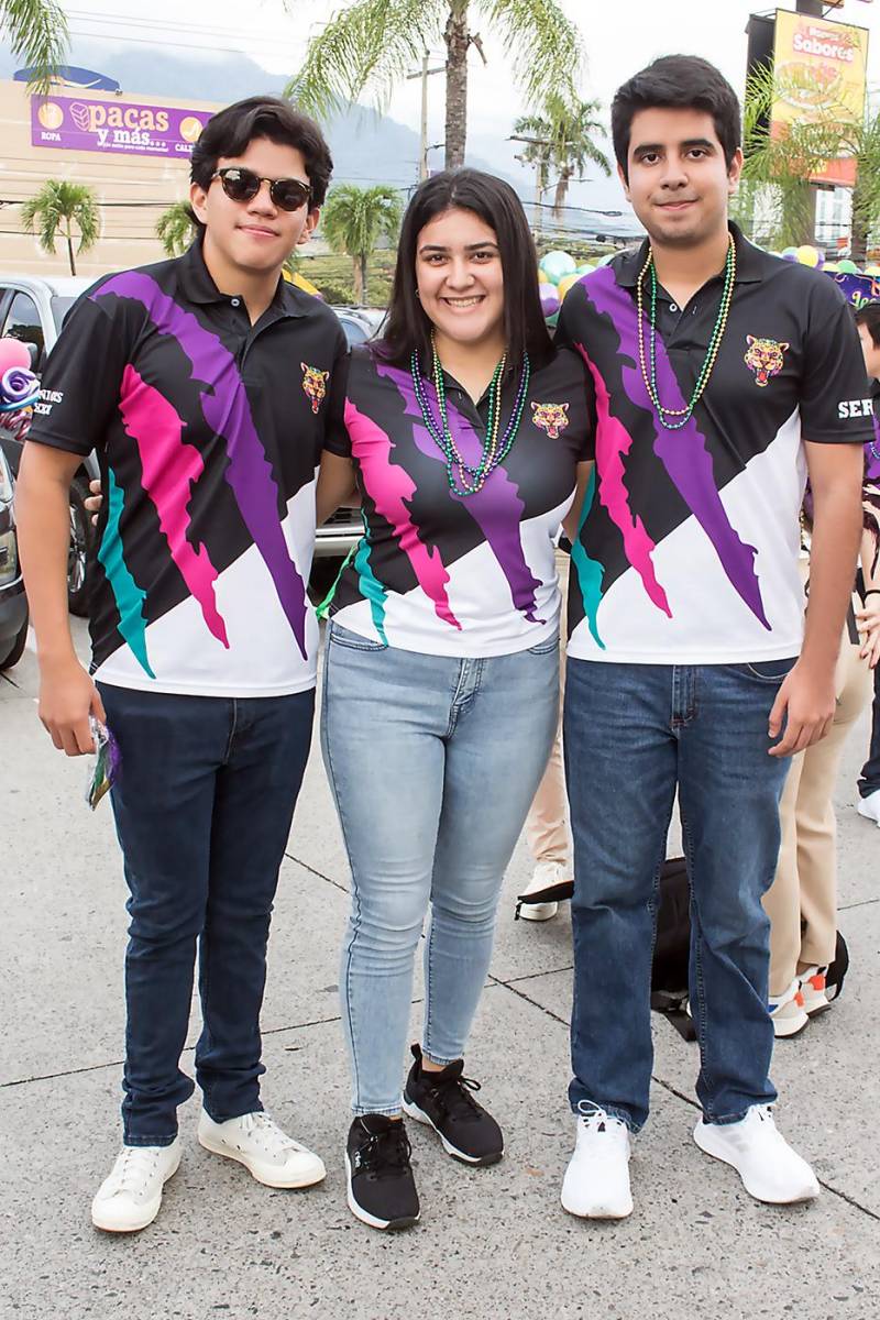 Diego Fiallos, Alejandra López y Elias Hasbun.