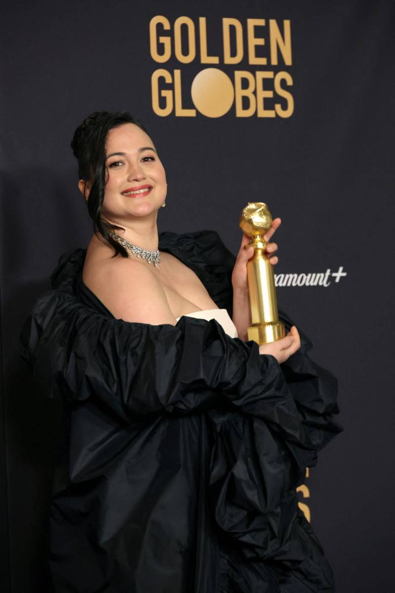 Mejor actriz, drama: Lily Gladstone, <i>Killers of the Flower Moon</i>