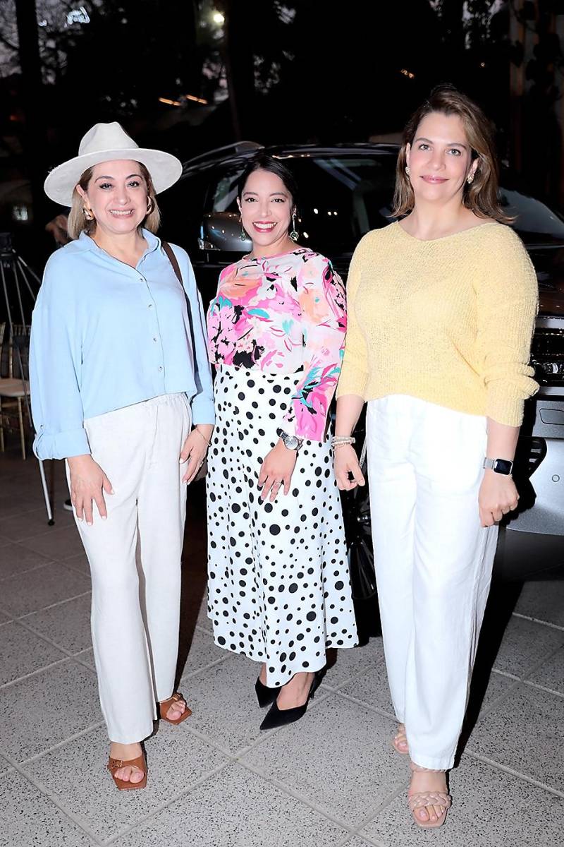 Maca, Vera Barahona y Cinthia Argueta.