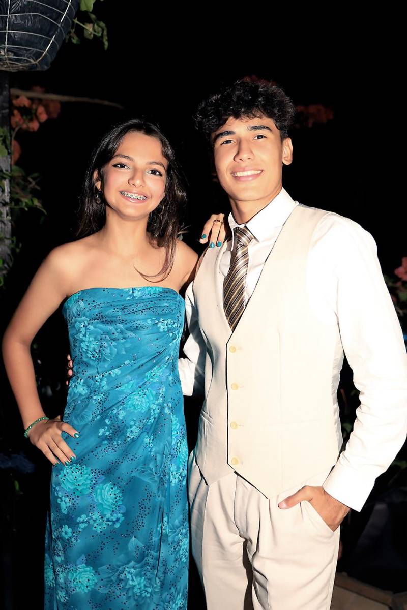 Mia Mondragón y Elías Salomón.