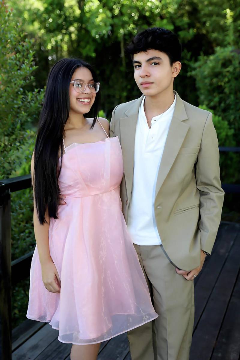Camila Triminio y Diego Gómez.