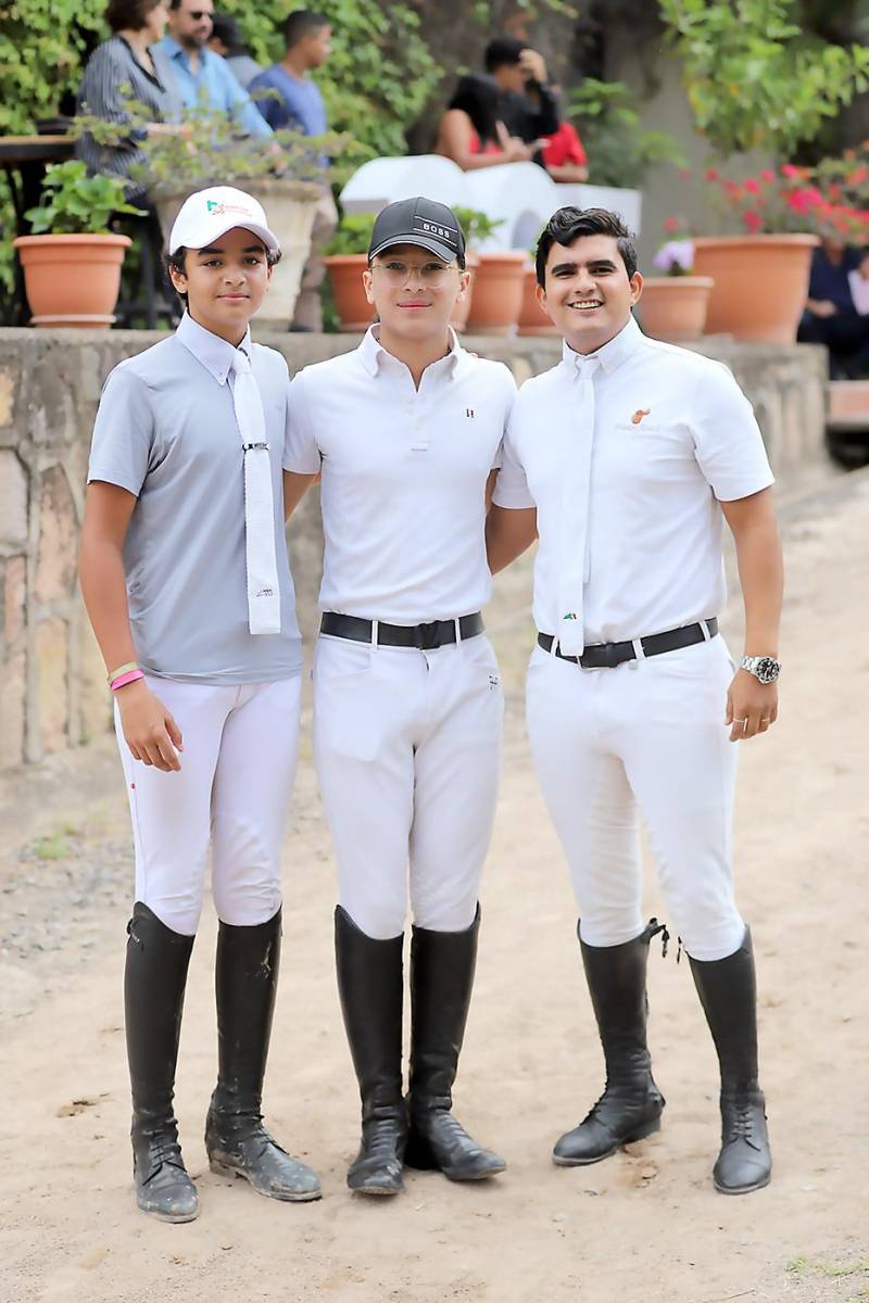 Emilio Medina, Jordán Reyes y Víctor Trejo