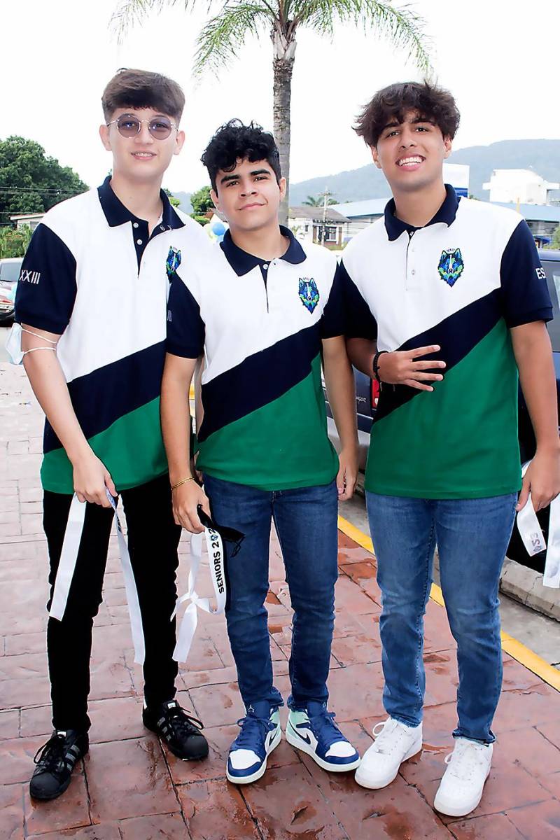Daniel Fernández, Ángel Dubón y Santiago Amaya.
