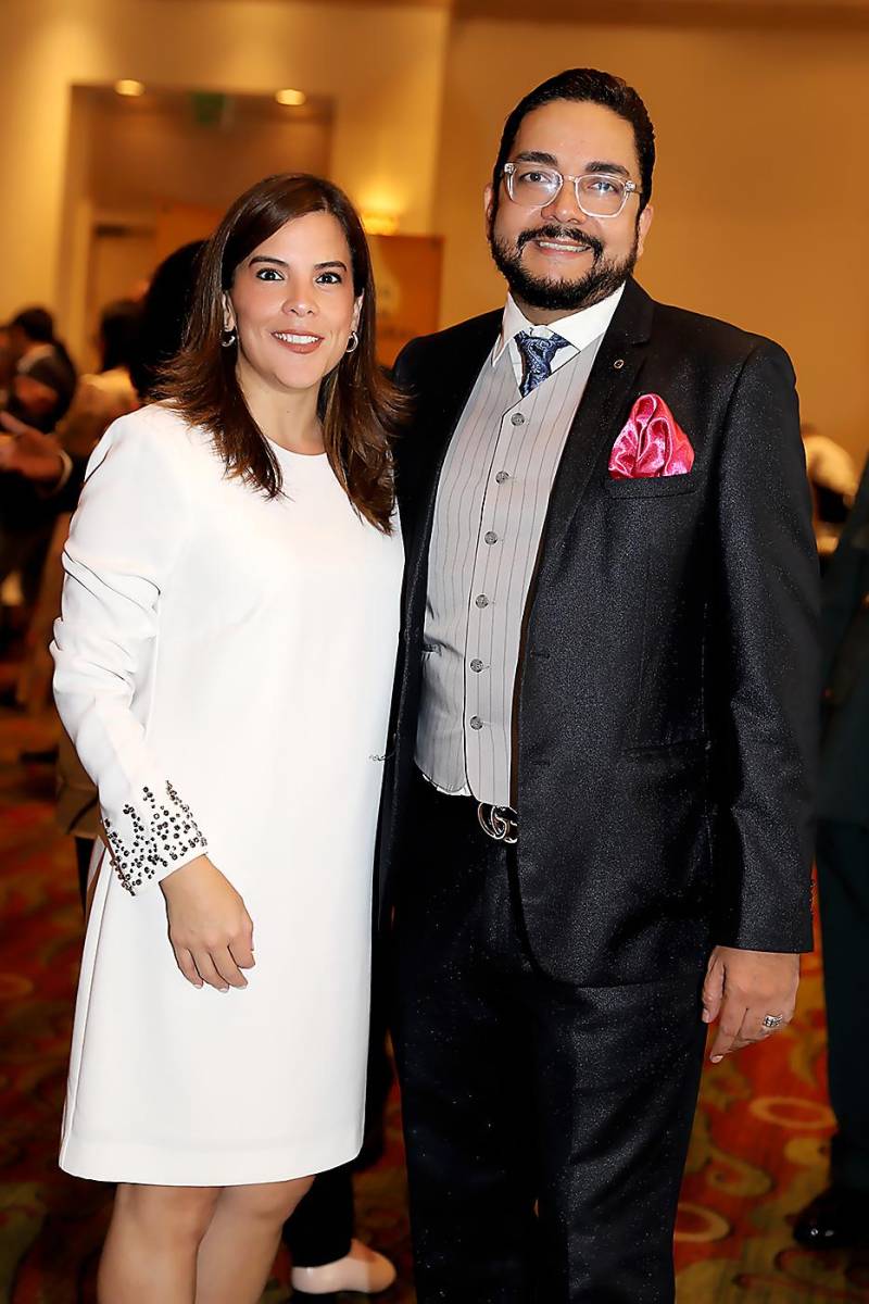 Erika Corletto y Enrique Oyuela