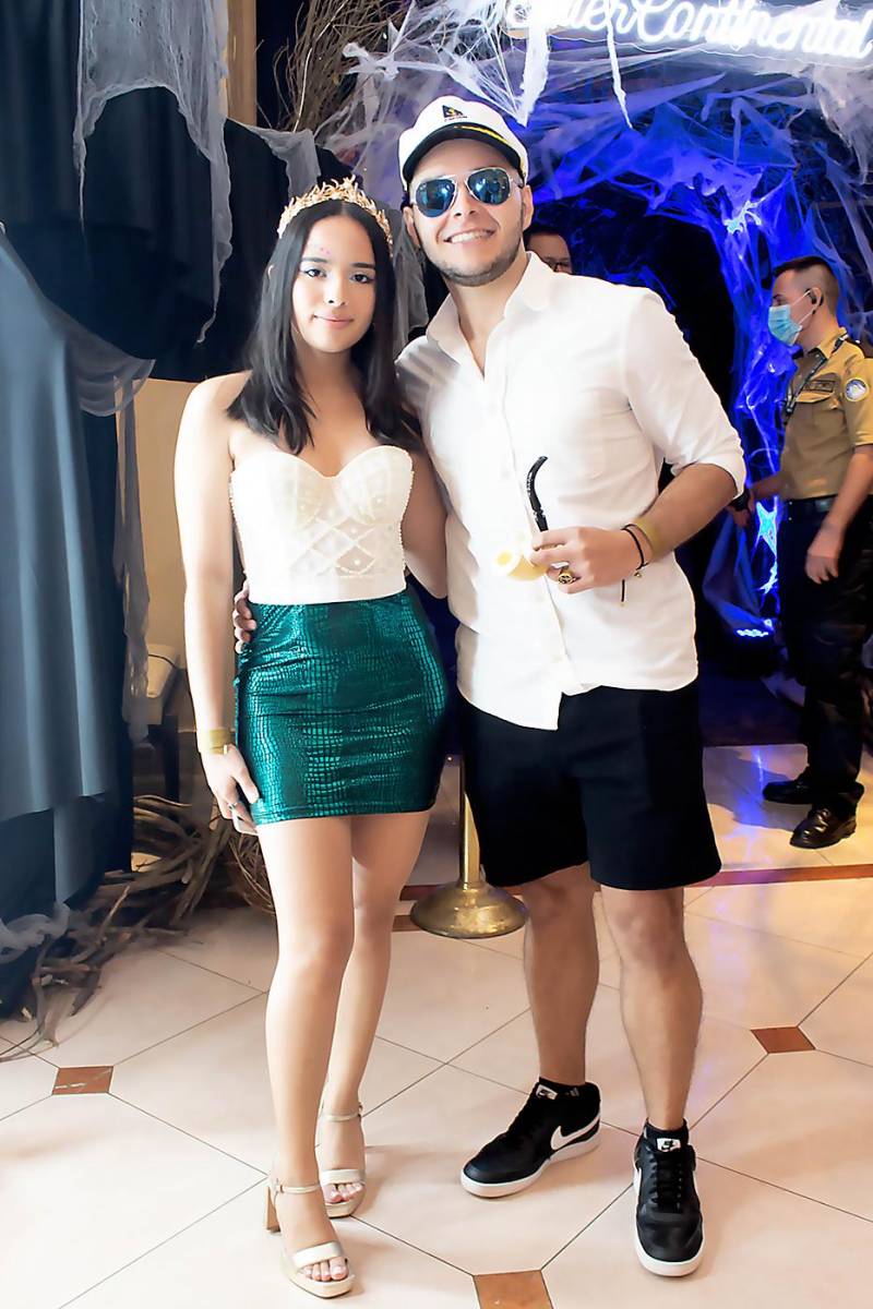 Stephanie Maradiaga y Héctor Colindres.