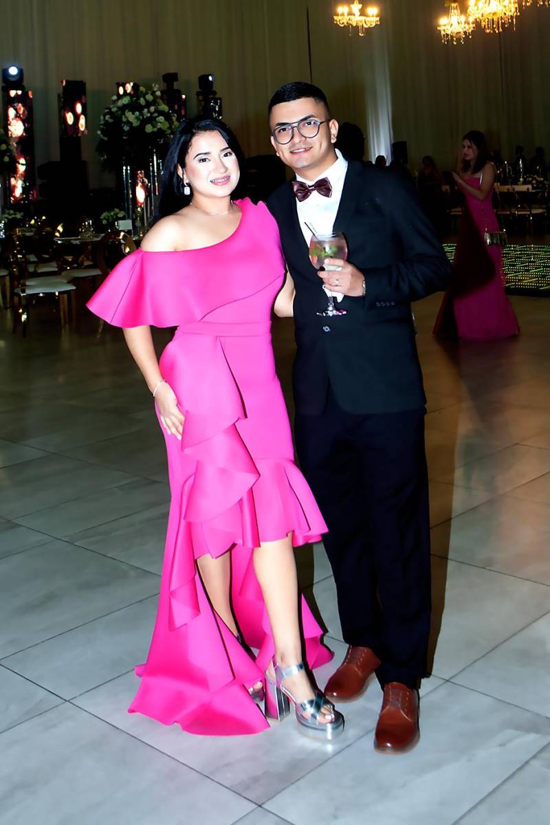Michelle Guzmán y José Quintero.