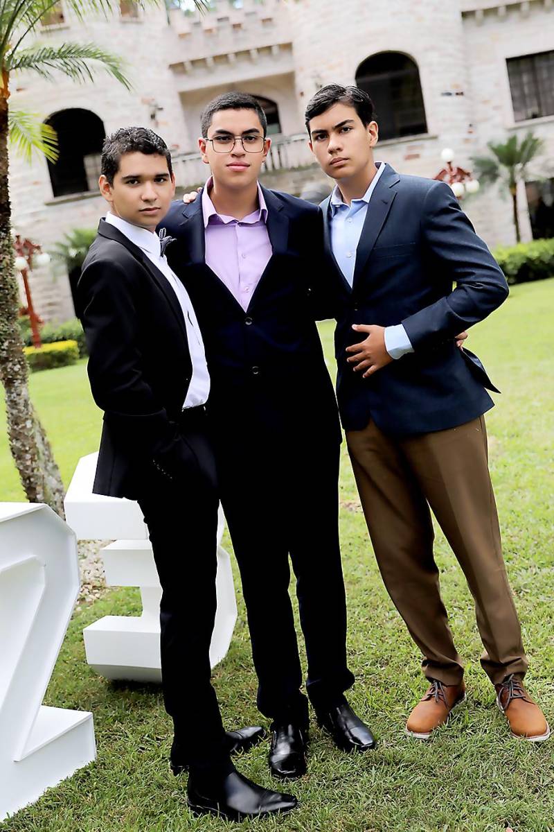 Jesús Varela, Aaron Castillo y Raúl Martinez