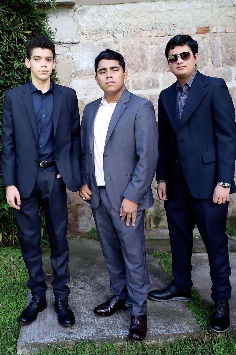 Isaac Vallecillo ,Luis Pinel y José Ángel Martínez