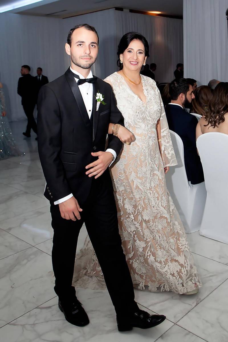 Faiz Antón con su madre Julieta Faraj de Andonie
