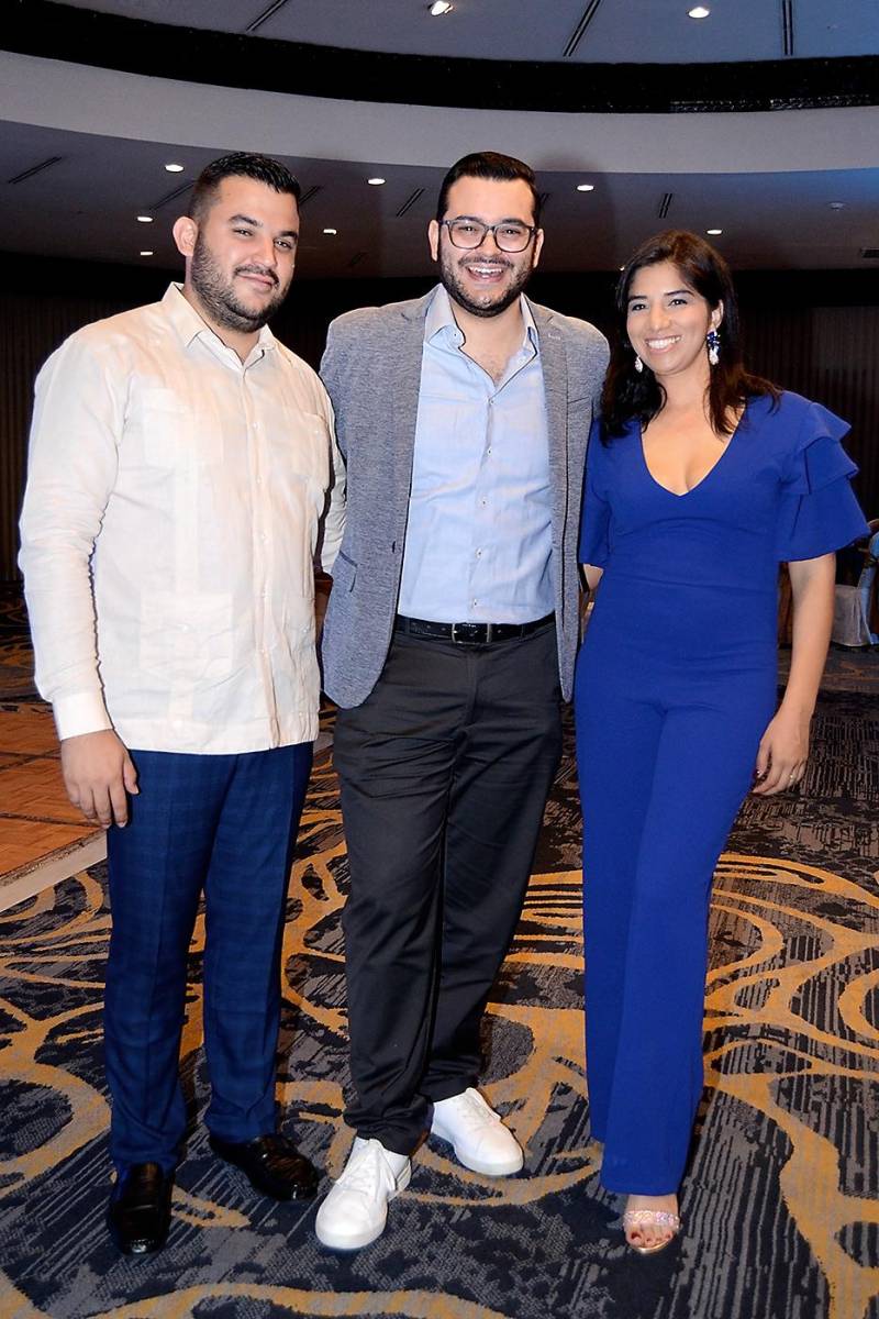 Leonel E. Ortez, Gabriel Ortez y Ammy Cantarero.