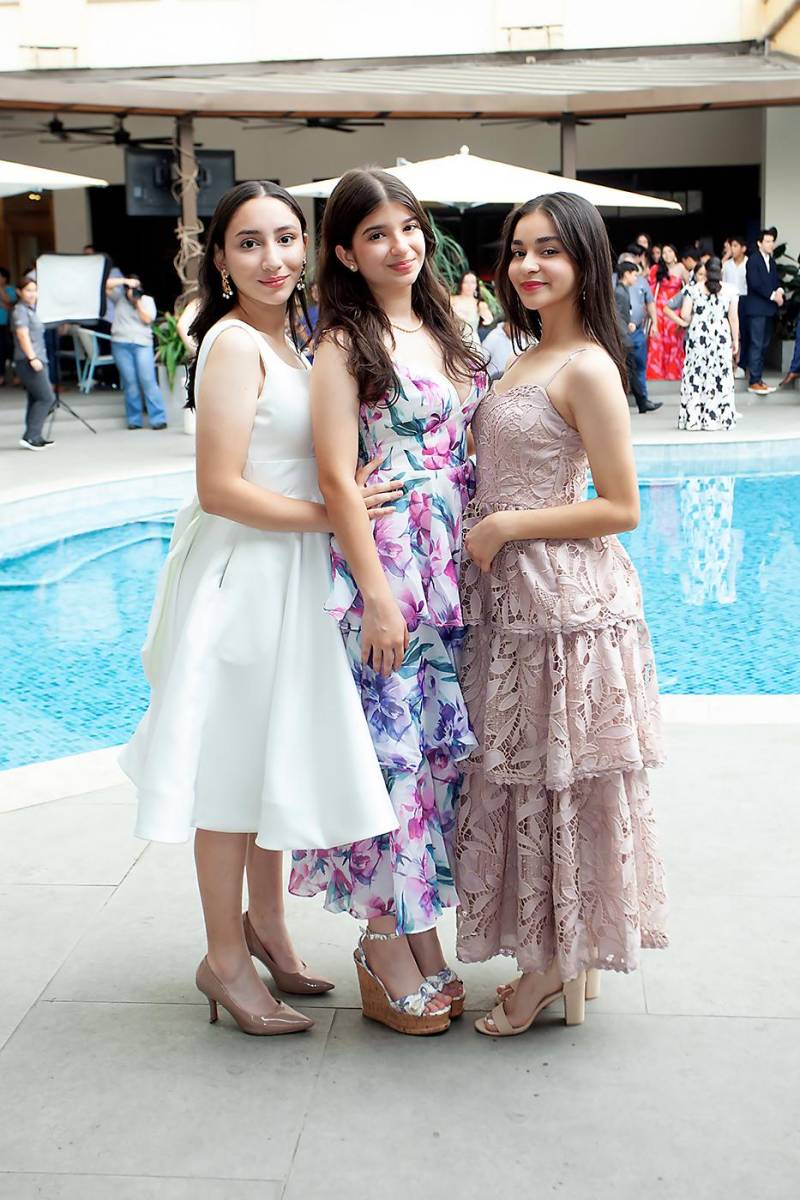 María Rodríguez, Aisha Mole y Diosana Montesino.
