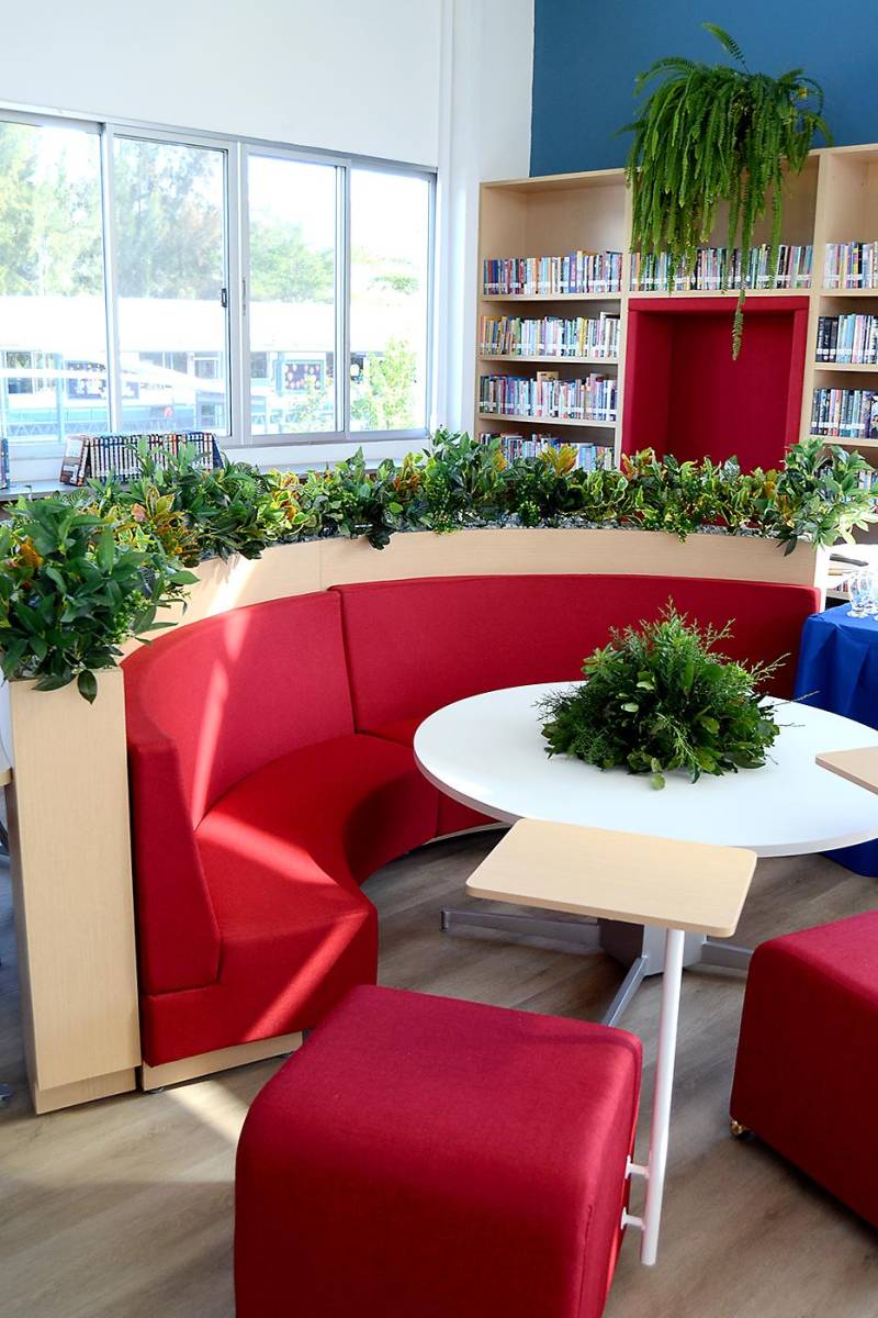 La inauguracion del Learning Center de Macris School
