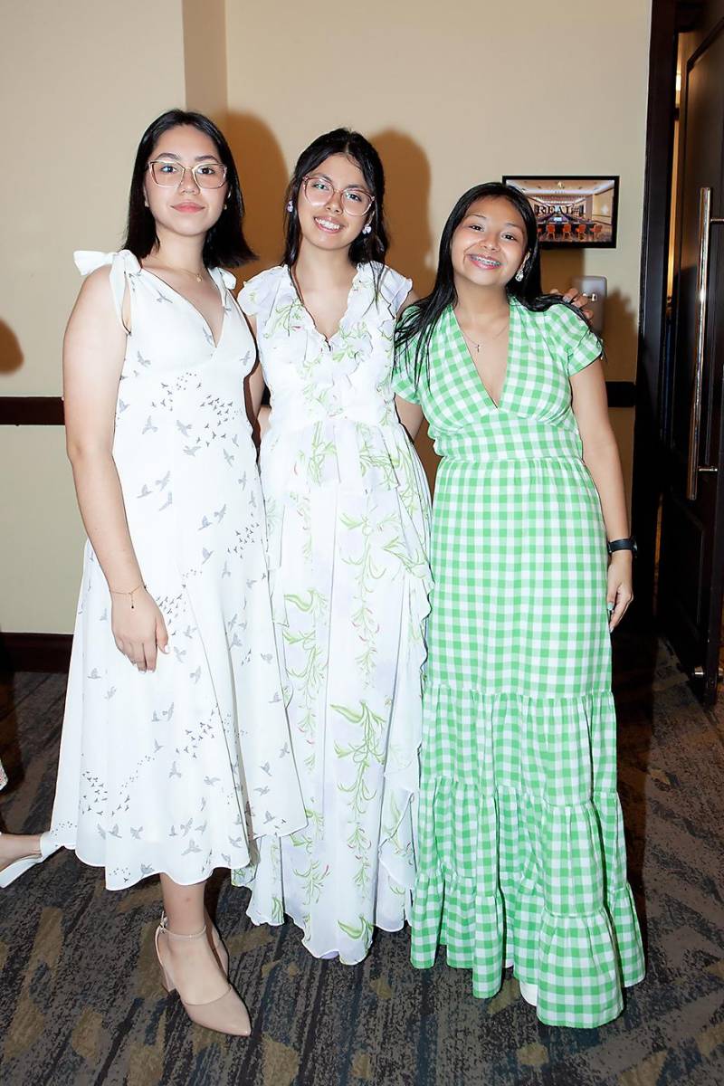 Guityen Fúnez, Gabriela Rápalo, Jimena Manzanares.
