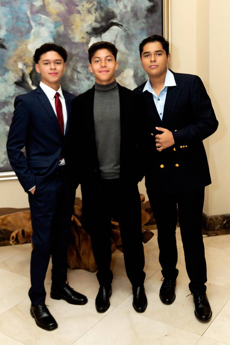 Diego Izaguirre, Daniel Bustillo y Osman Irías.