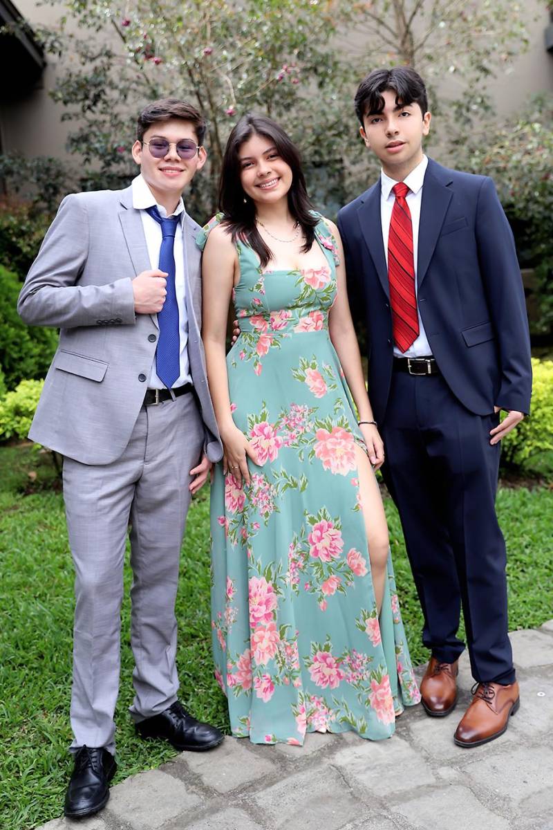 Diego Pon, Paula Rodríguez y Renzo Stagno.