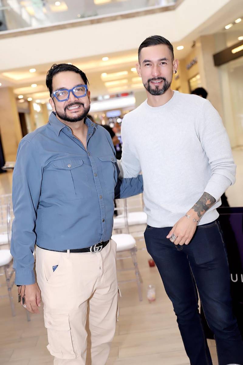 Enrique Oyuela y David Fortín. 