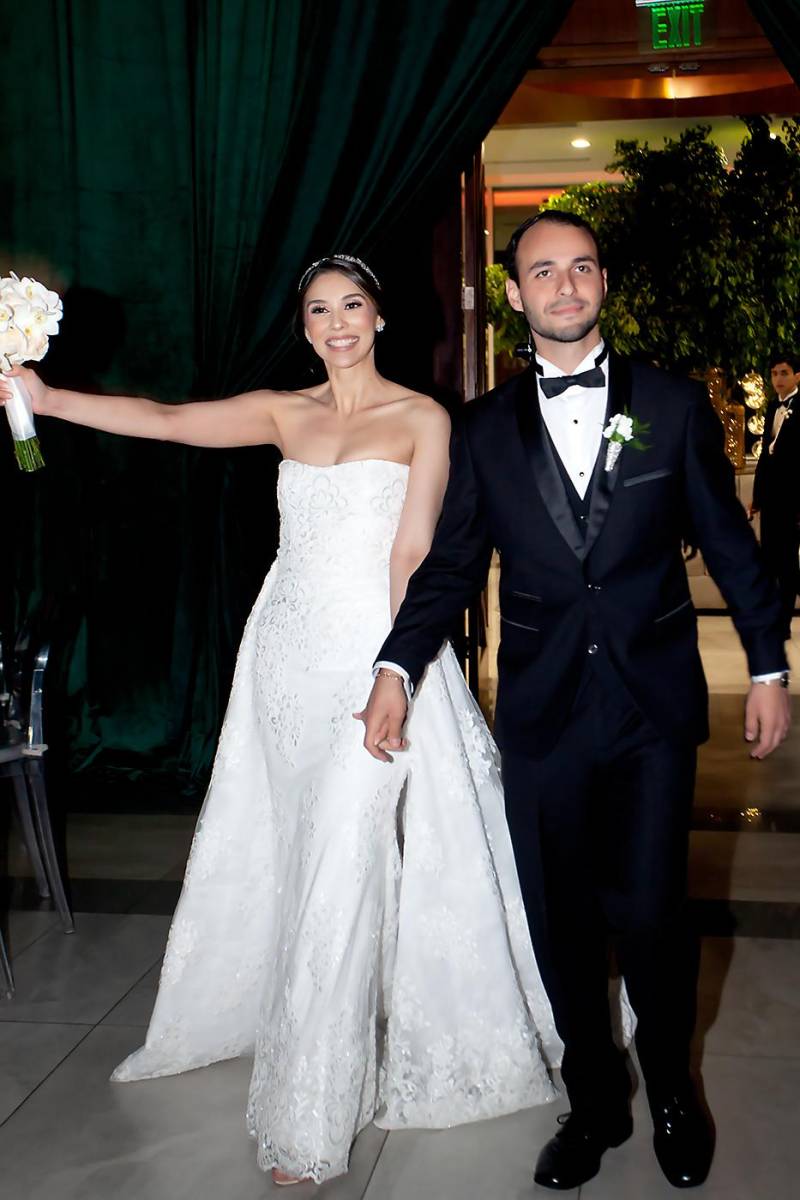Faiz Antón Andonie y su esposa Stephanie Nicole Dox Montes