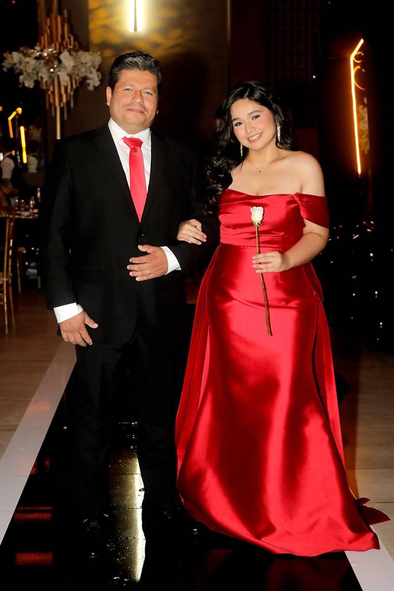 Valeria García y su padre Juan Carlos García