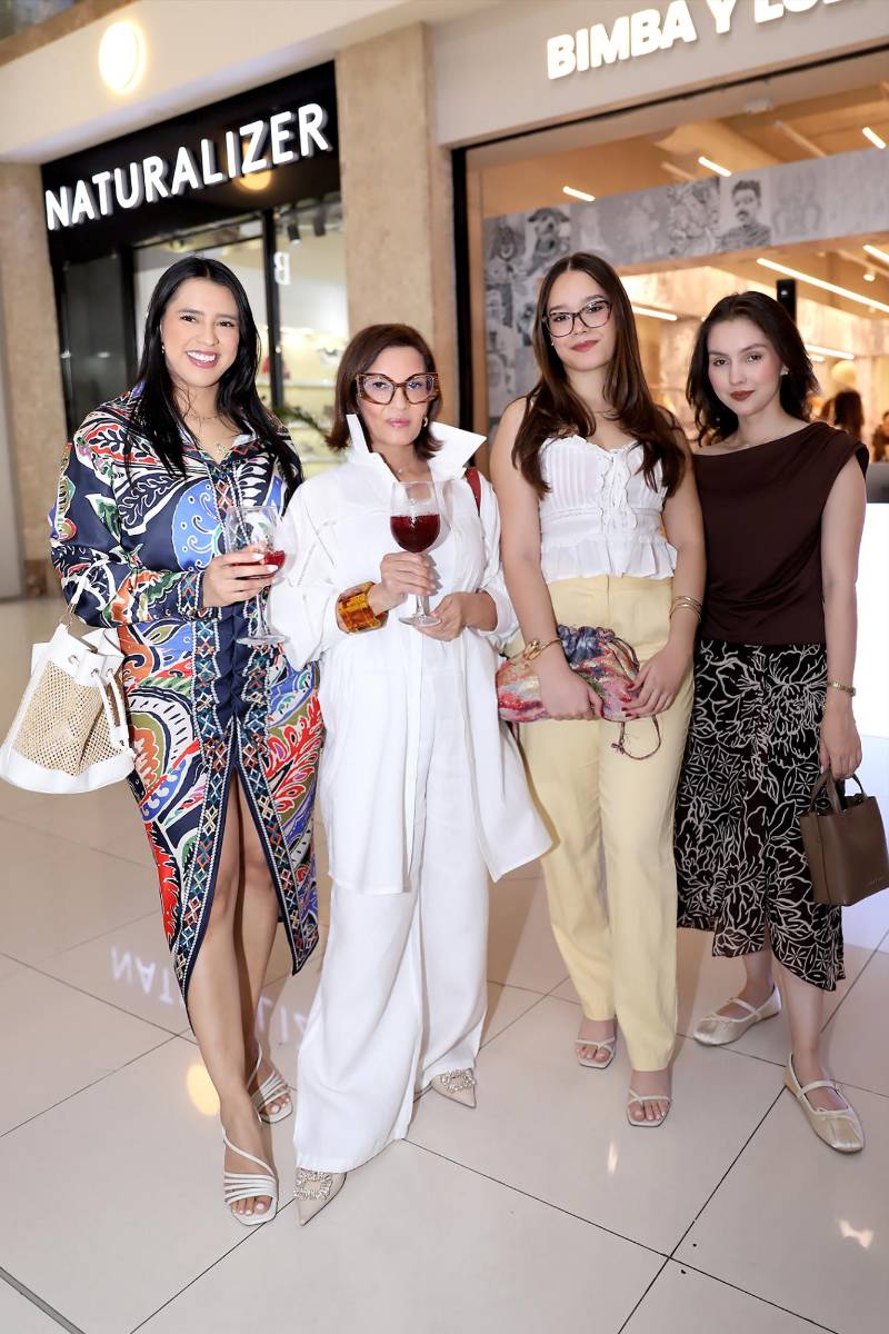 Norma Farías, Blanca Bendeck, Andrea Rosales y Dariela Fernández.