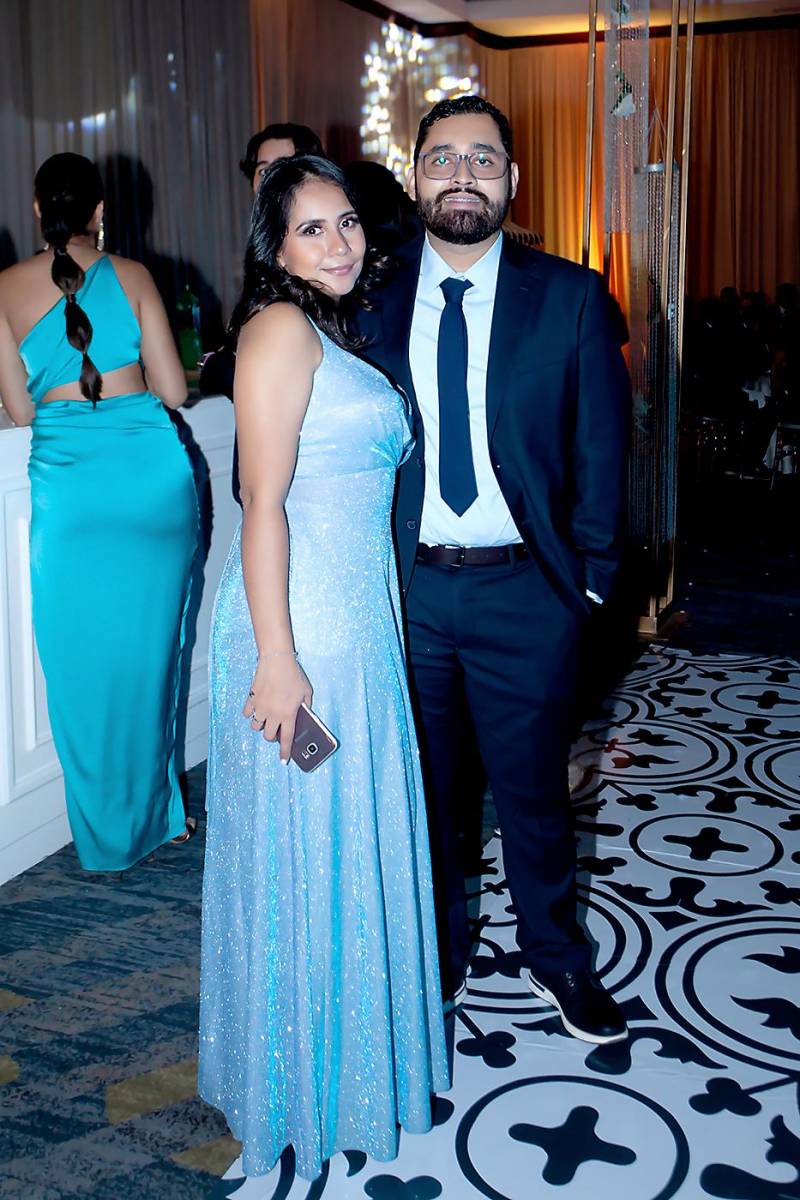Karla Chirinos y Roberto Castillo.
