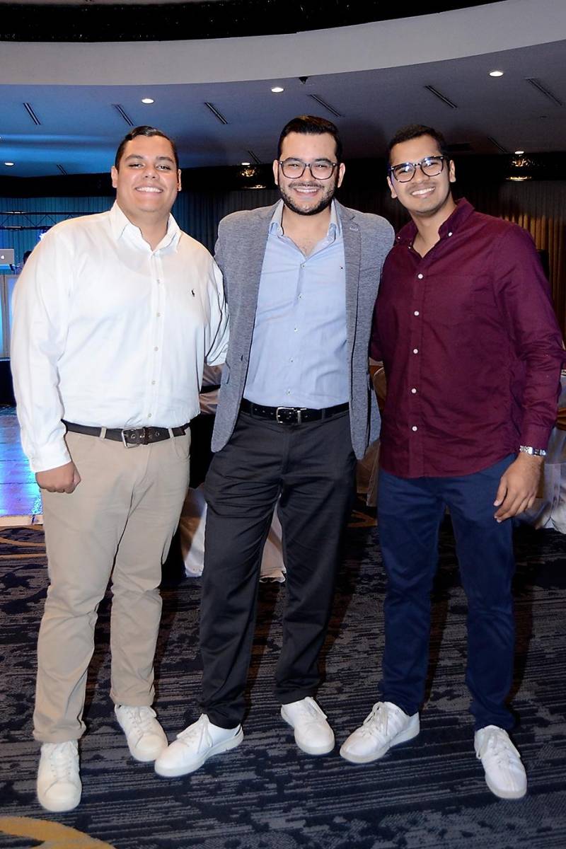 Fernando Goti, Gabriel Ortez y Emilio Sierra. 
