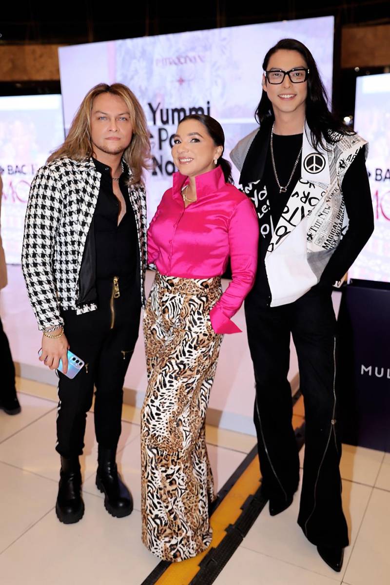 JC Salazar, Sandra Noguera y Derek Kattan.