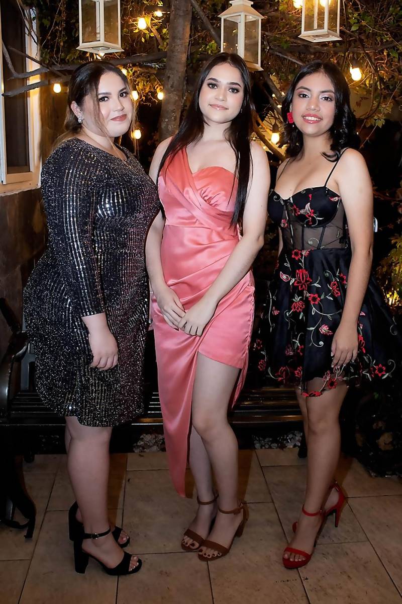 Ana Medrano, Andrea Soto y Andrea Lobo.