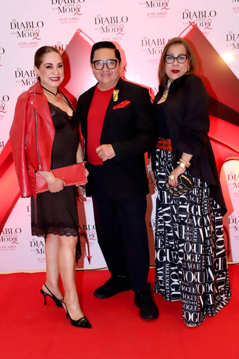 Marisela Cano, Miguel Chong y Florencia Cáceres