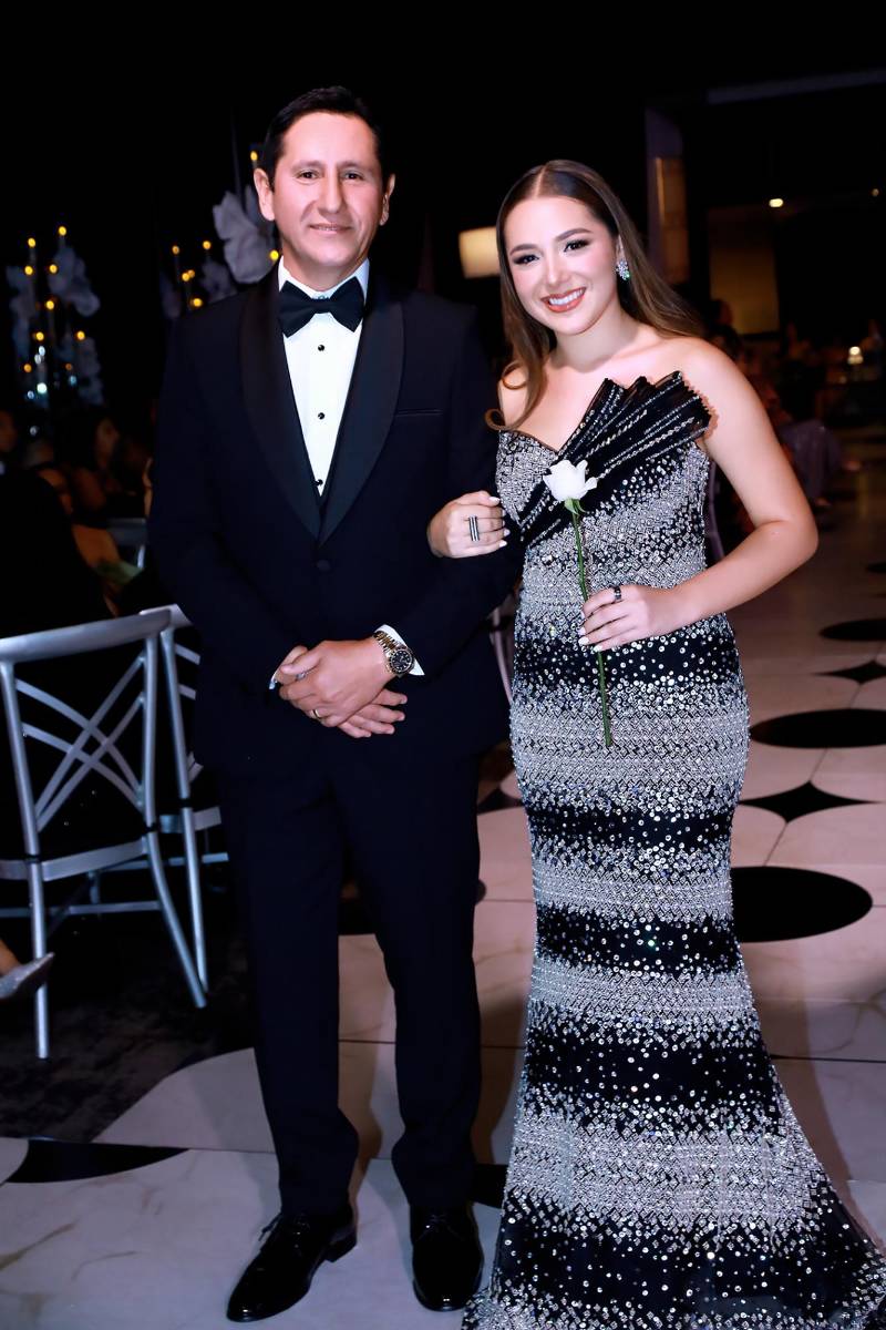 Jessy Gutiérrez y su padre Alberto Gutiérrez. 