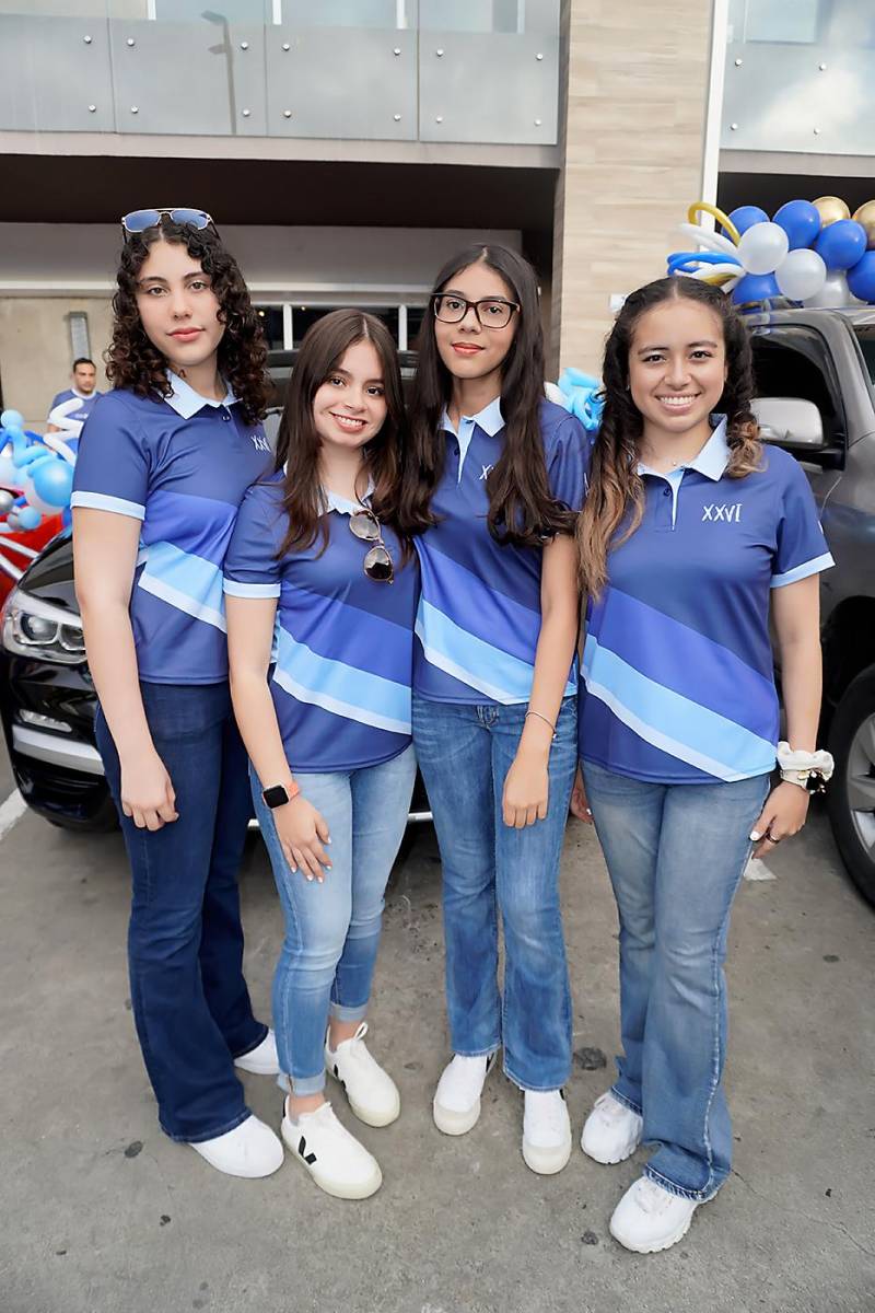 Elena Matute, Laura Ramírez, María Valentina Soto y Desireé Lagos.