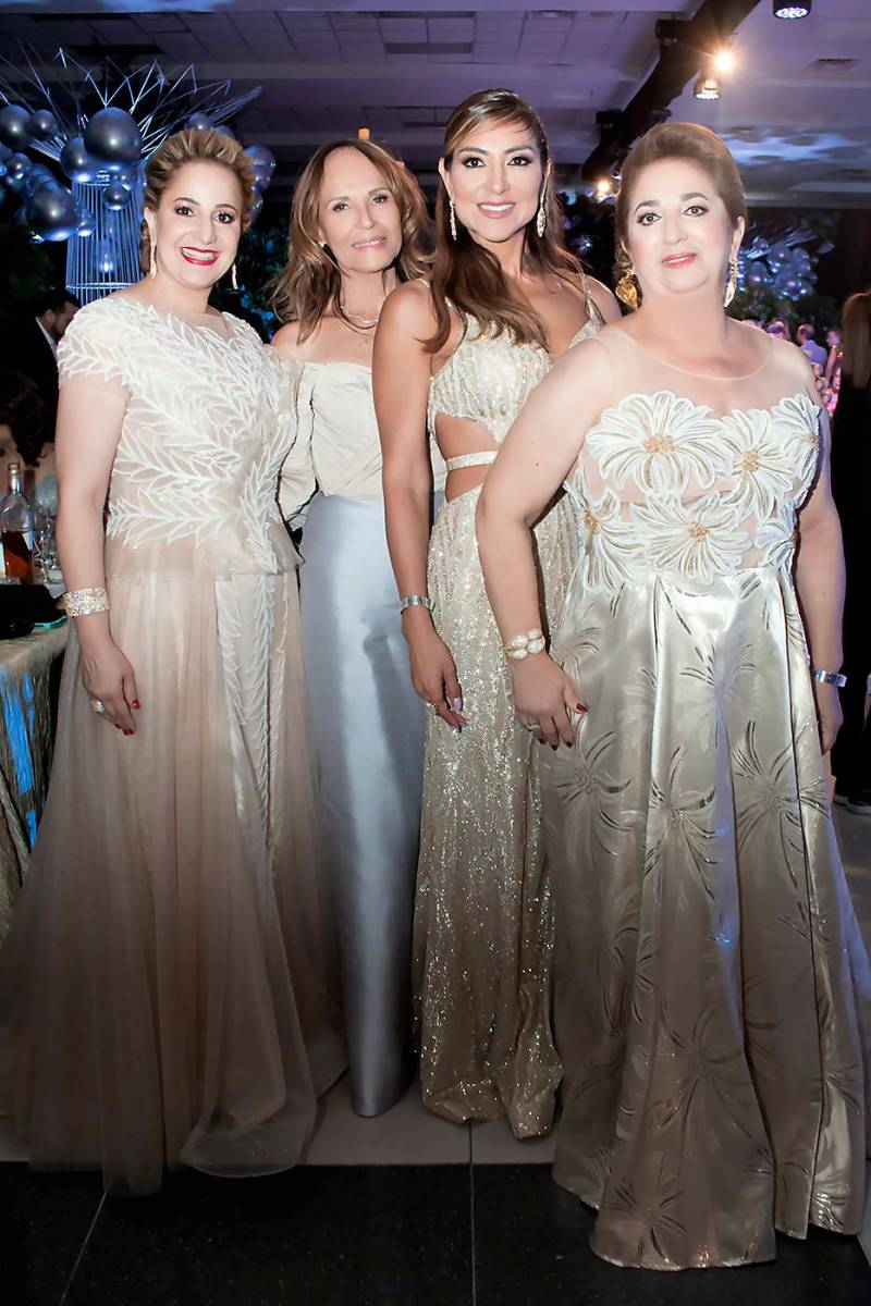 Nadia Michel, Jeiny Canahuati, Ericka Morales y Yolanda Ganineh.