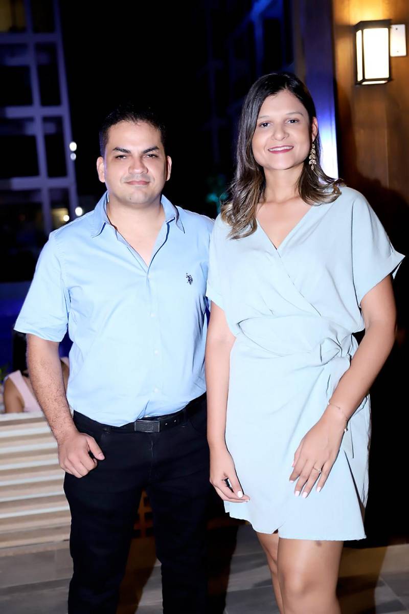 José Machigua y Michelle Reyes.