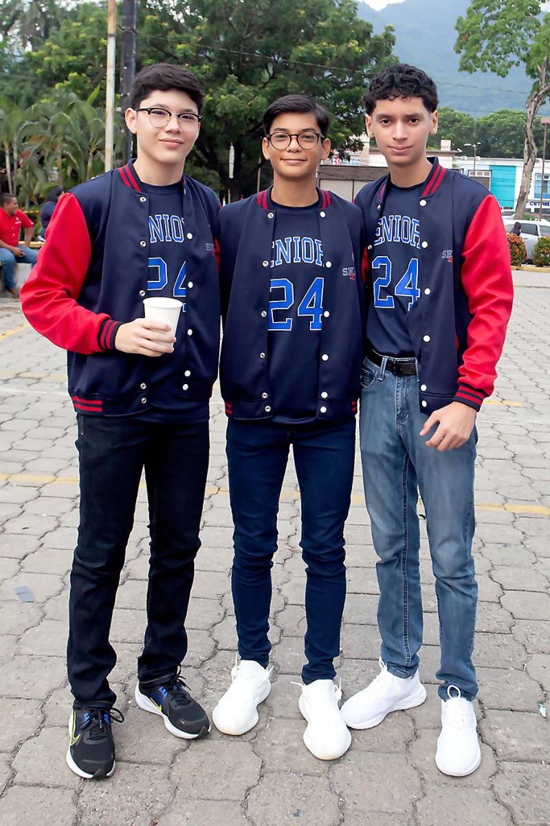 Tulio Brown, Eyden Perdomo y Diego Díaz.