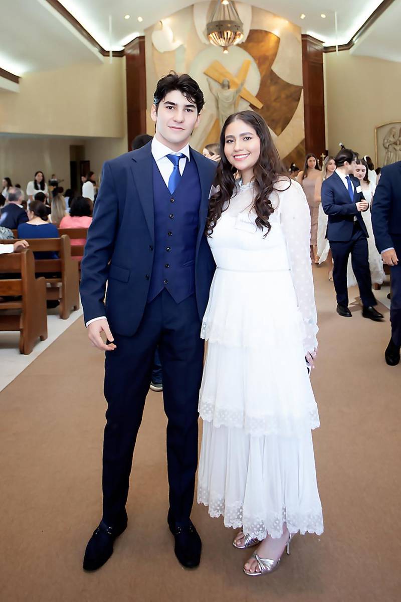 Sebastián Larach y Alessandra Garza.