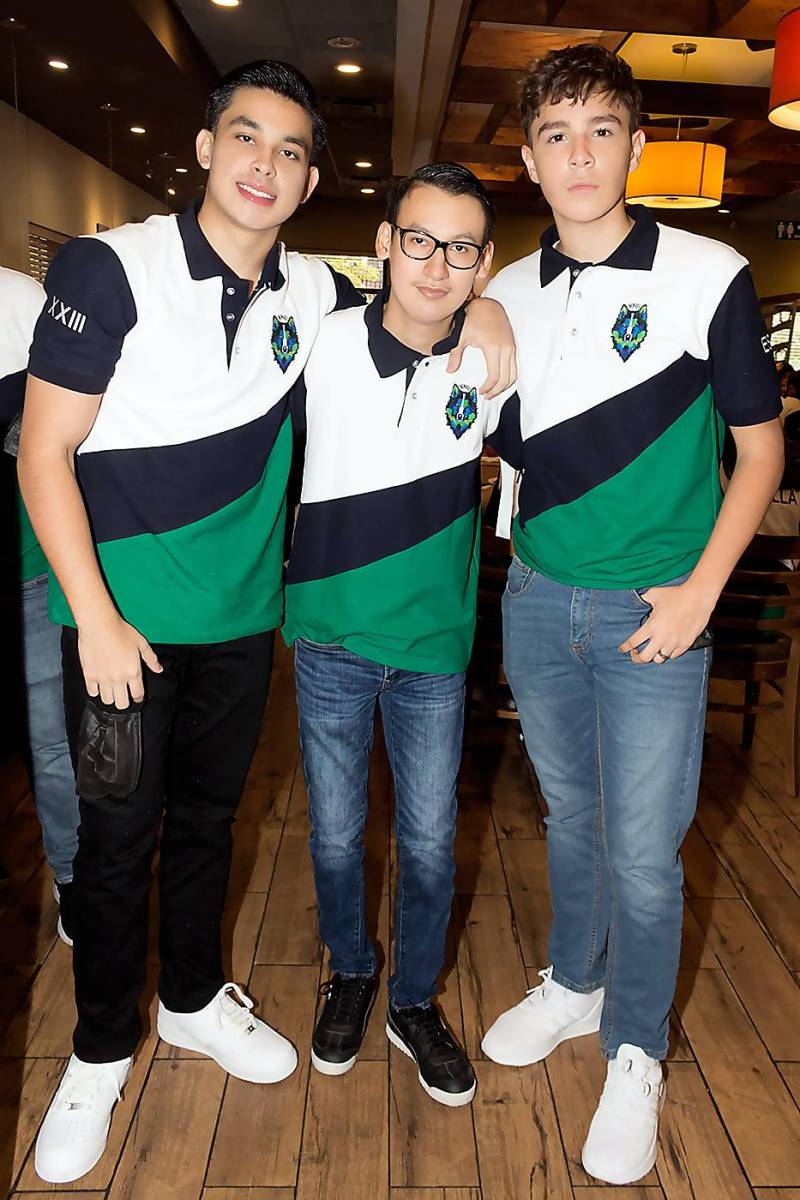 Joseph Espinoza, Kenneth Flores y Orinson Amaya.