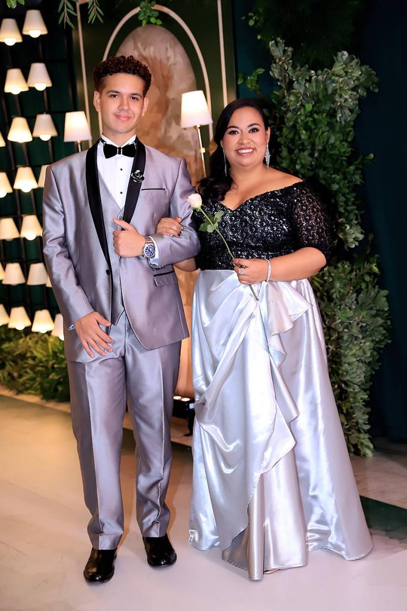 René Fonseca con Delmy Irías