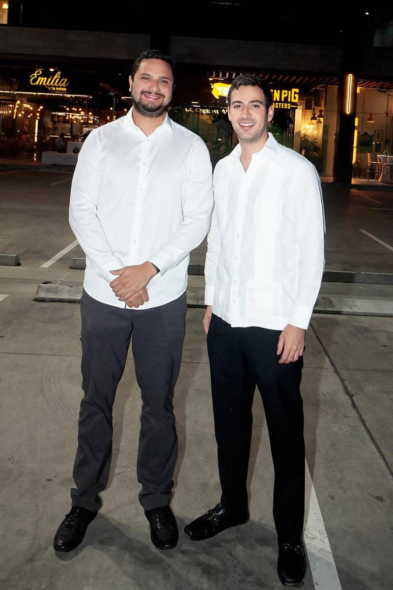 William Hall y Diego Larach.