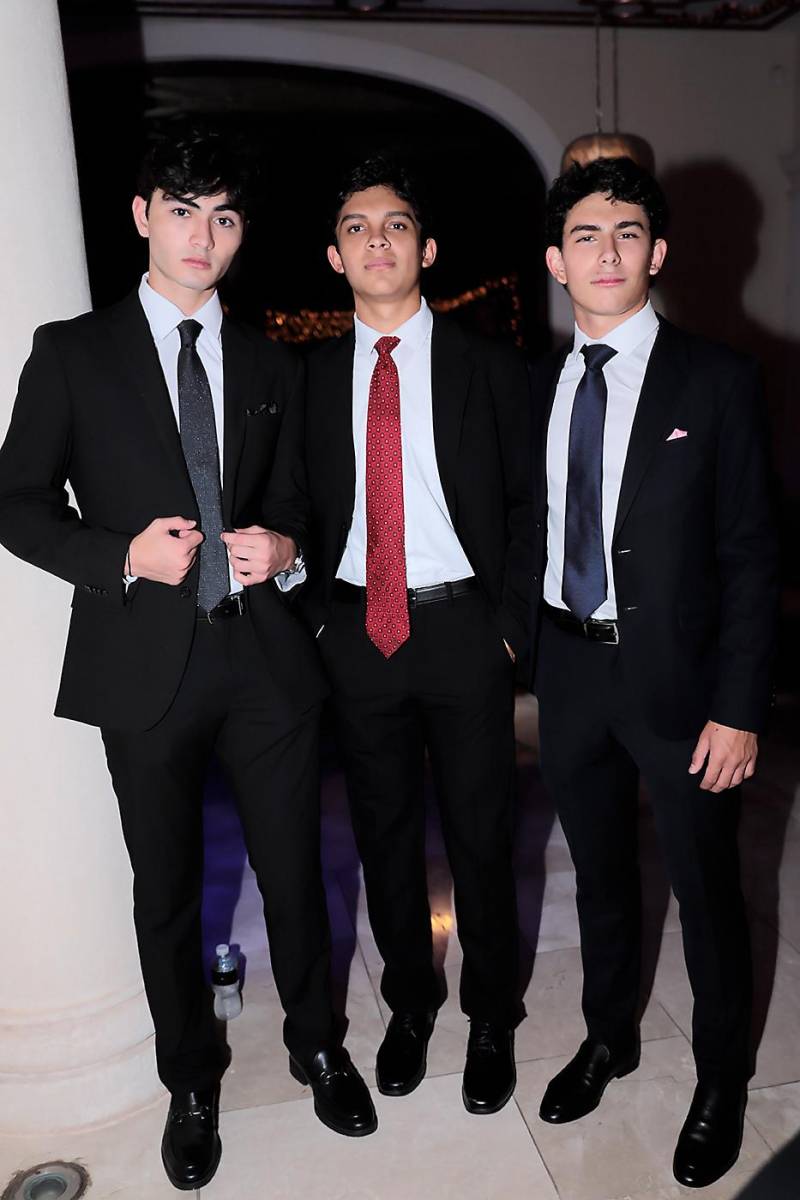 Abraham Kafati, Silvio Larios y Marcelo Bálsamo. 
