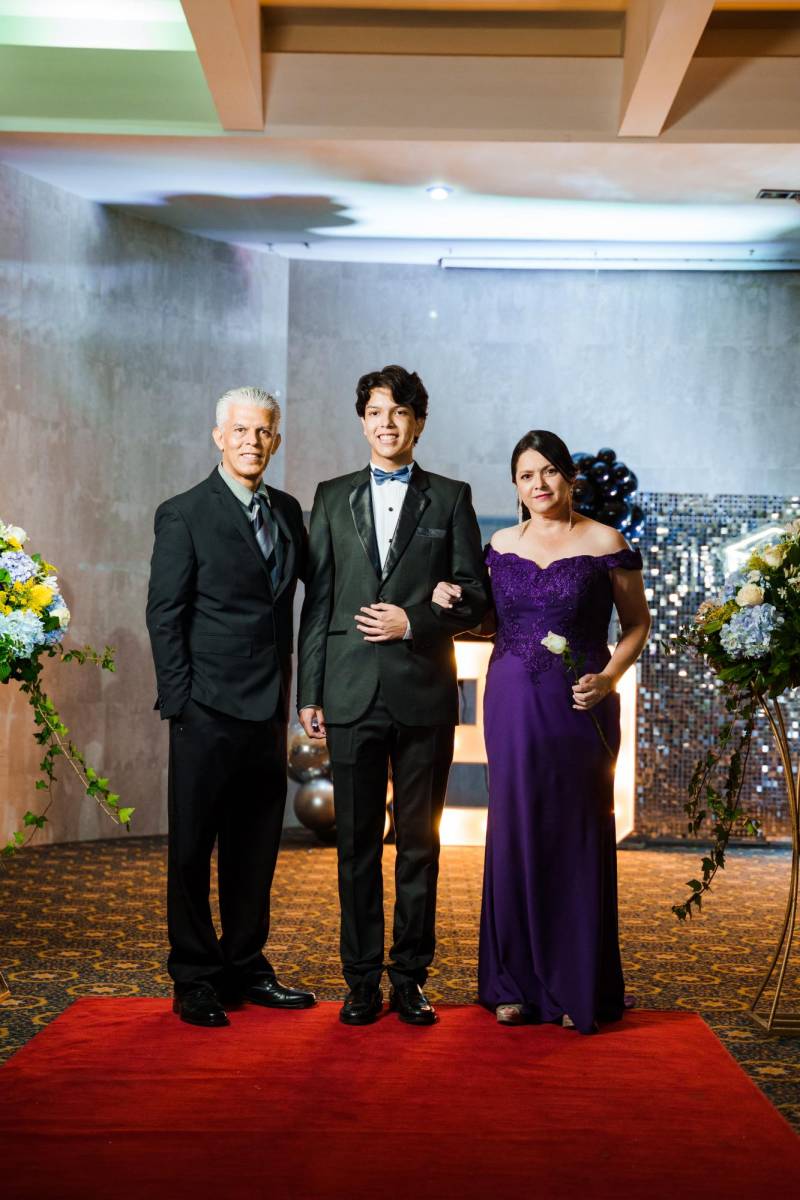 Carlos Velásquez, carlos Andrés y Norma Rodríguez
