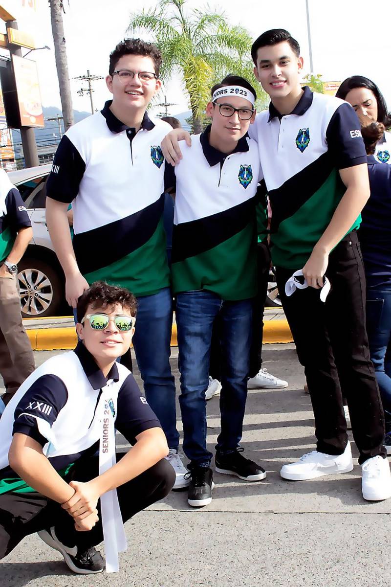 Pablo Varias, Reyniere Umanzor, Orinson Amaya y Joseph Espinoza.