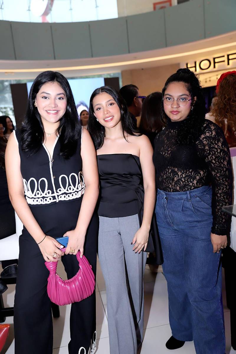 Bianka Martínez, Allison Centeno y Sara Julieth Ortega.