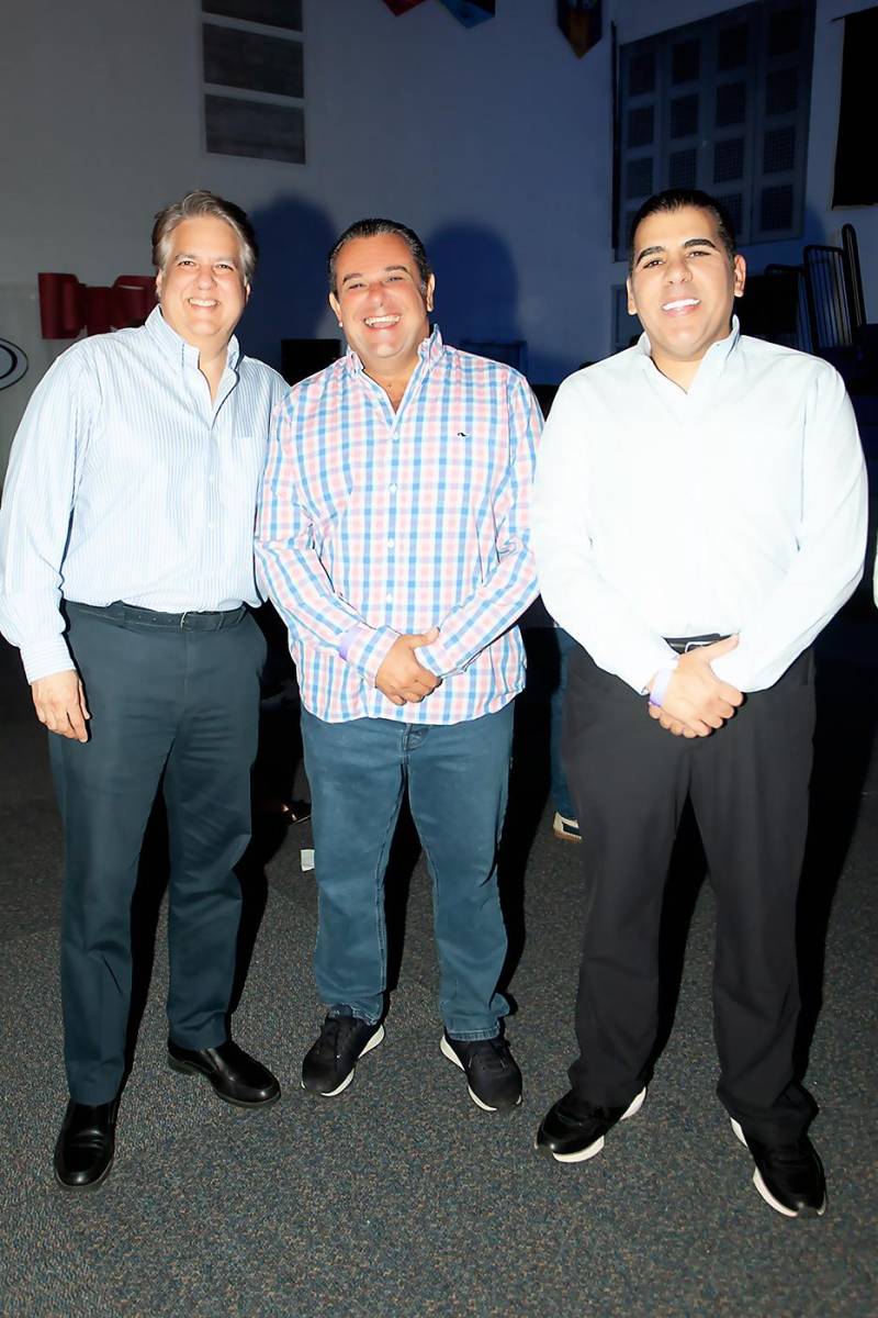 Roque Vitanza, Raúl Faraj y Mario Faraj.