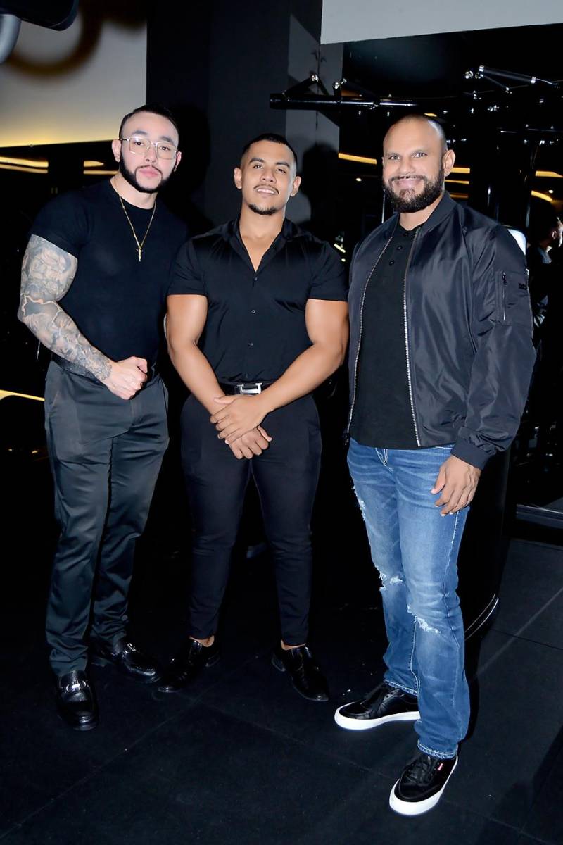 Kevin Zúniga, Jonatan Watson y Bayron Santos.