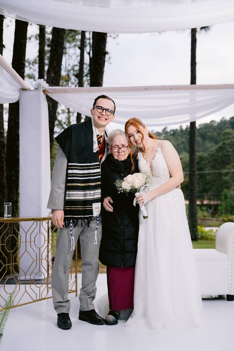 Miguel Blanco Arias, Anarda de Arias y Valery García.