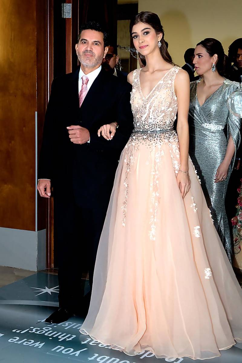 César y su hija Emanuella Hedman.