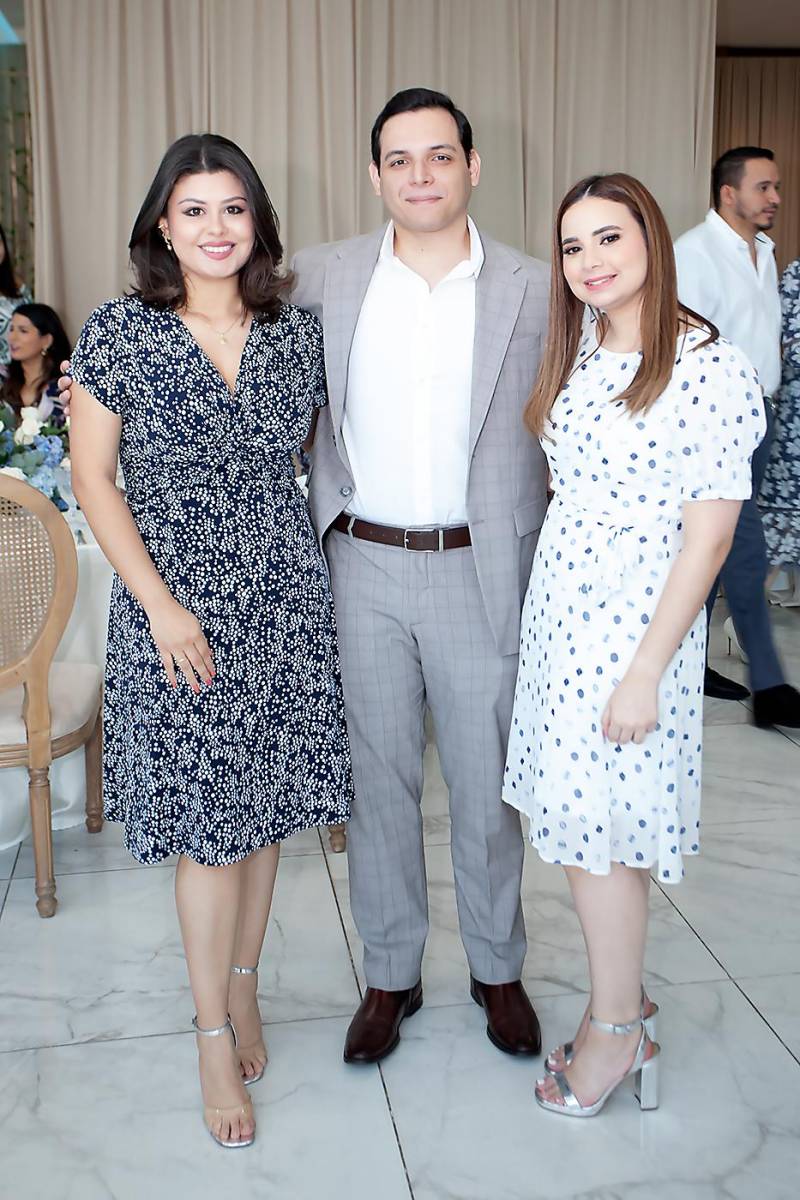 Francis López, Roberto Jiménez y Sofía Zelaya.