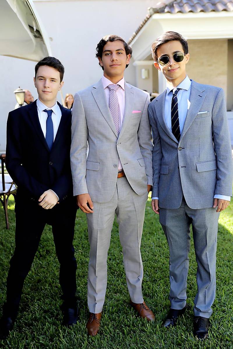 Alberto Flores, Marco Ramirez y Rafael Pineda