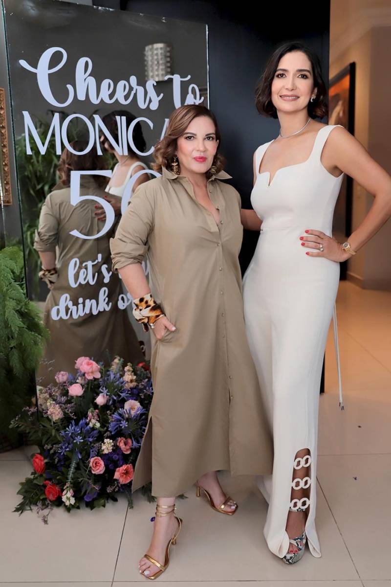 Blanca Bendeck y Mónica Lama.